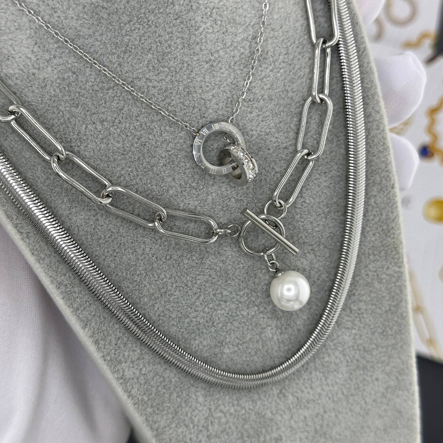 Collar Cubic zirconia