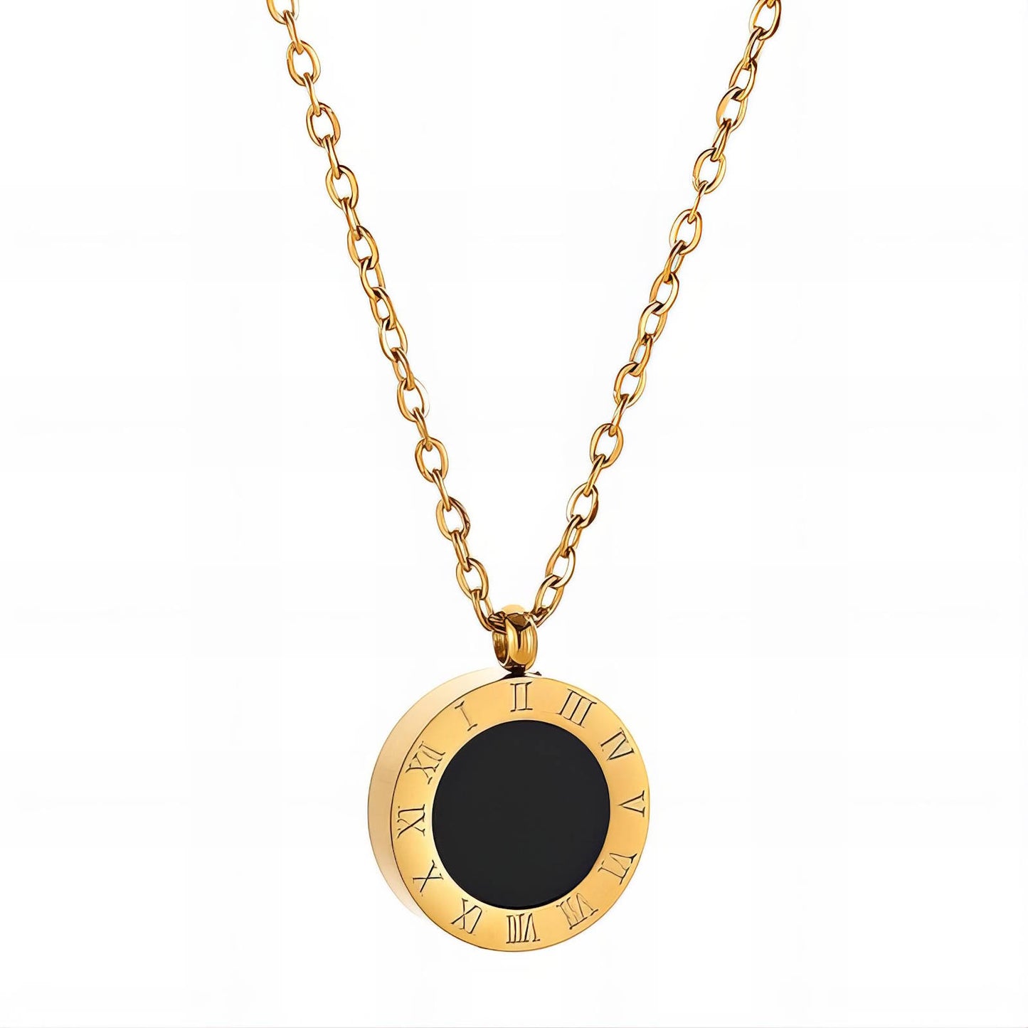 Collar Tipo Reloj Romano