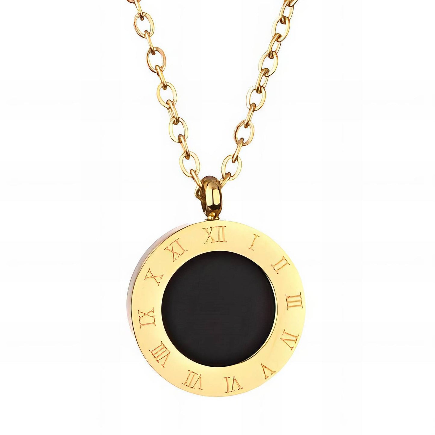 Collar Tipo Reloj Romano