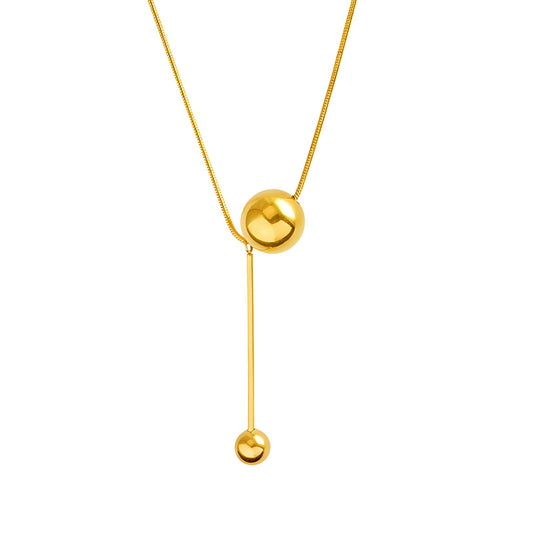 Collar Elegante con Dije de Esferas