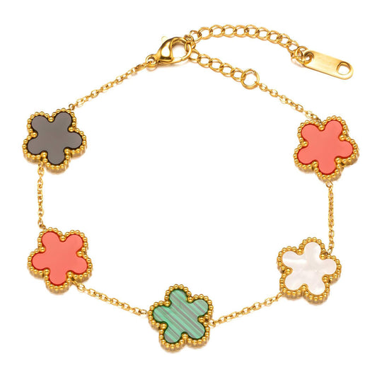 Pulsera Flores Multicolor