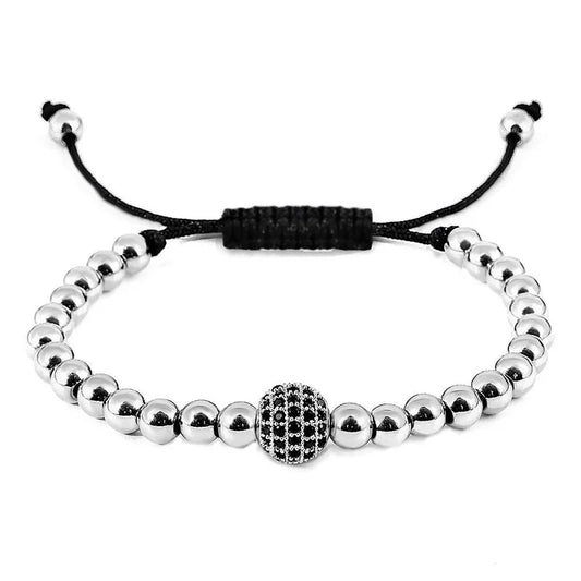 Pulsera Acero inoxidable, chapado en oro. Para hombre
