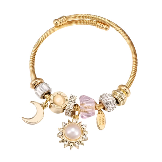 Brazalete Luna Sol Blanco